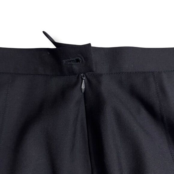 Escada Margaretha Ley Black 100 Percent Wool Size EU 36 US 4 Vintage Classic - Picture 4 of 5